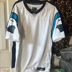 NFL Carolina Panthers White Jersey brand new without tags,